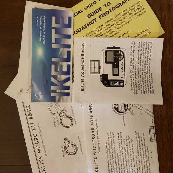 AQUASHOT II by Ikelite Underwater Camera Housing Strobe Macro with Bag/Manual - Picture 2 of 13